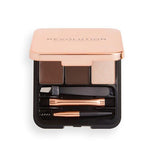 Revolution Brow Sculpt Kit Dark GOODS Superdrug   