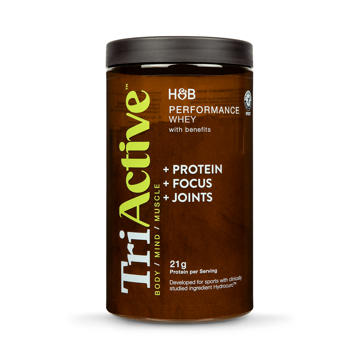 Tri Active whey protein blackcurrant 450g (British brand)