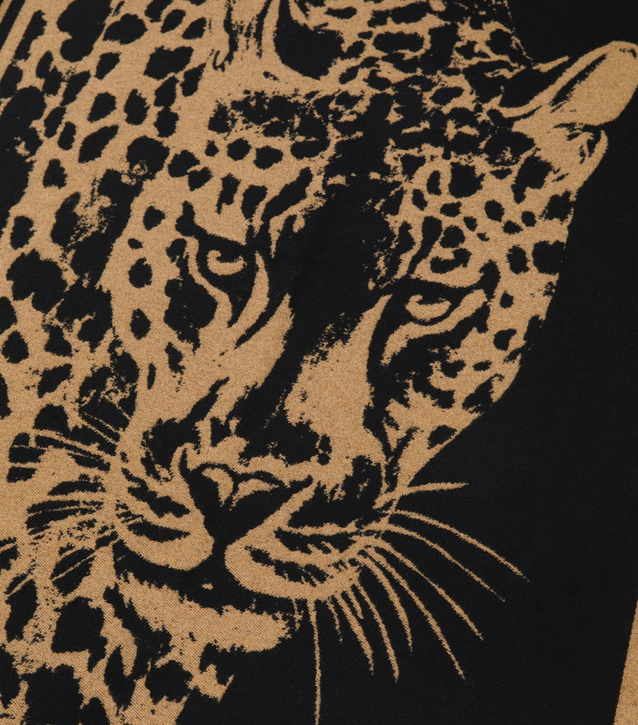 Dolce&Gabbana cashmere leopard throw 140cm x 180cm - British product