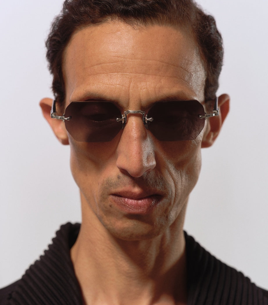 Lunettes de soleil octogonales Matsuda M5010 en titane, version UK