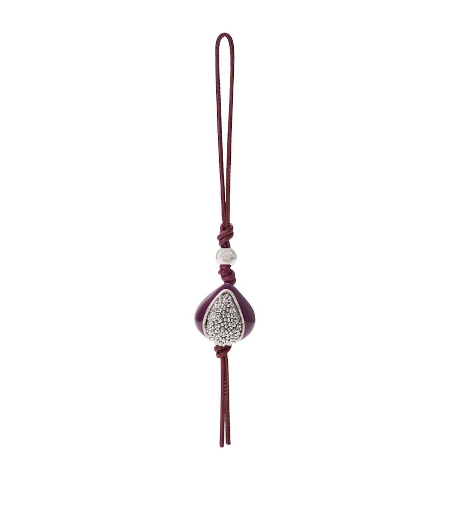 LOEWE fig bag charm glossy resin calfskin (British brand)