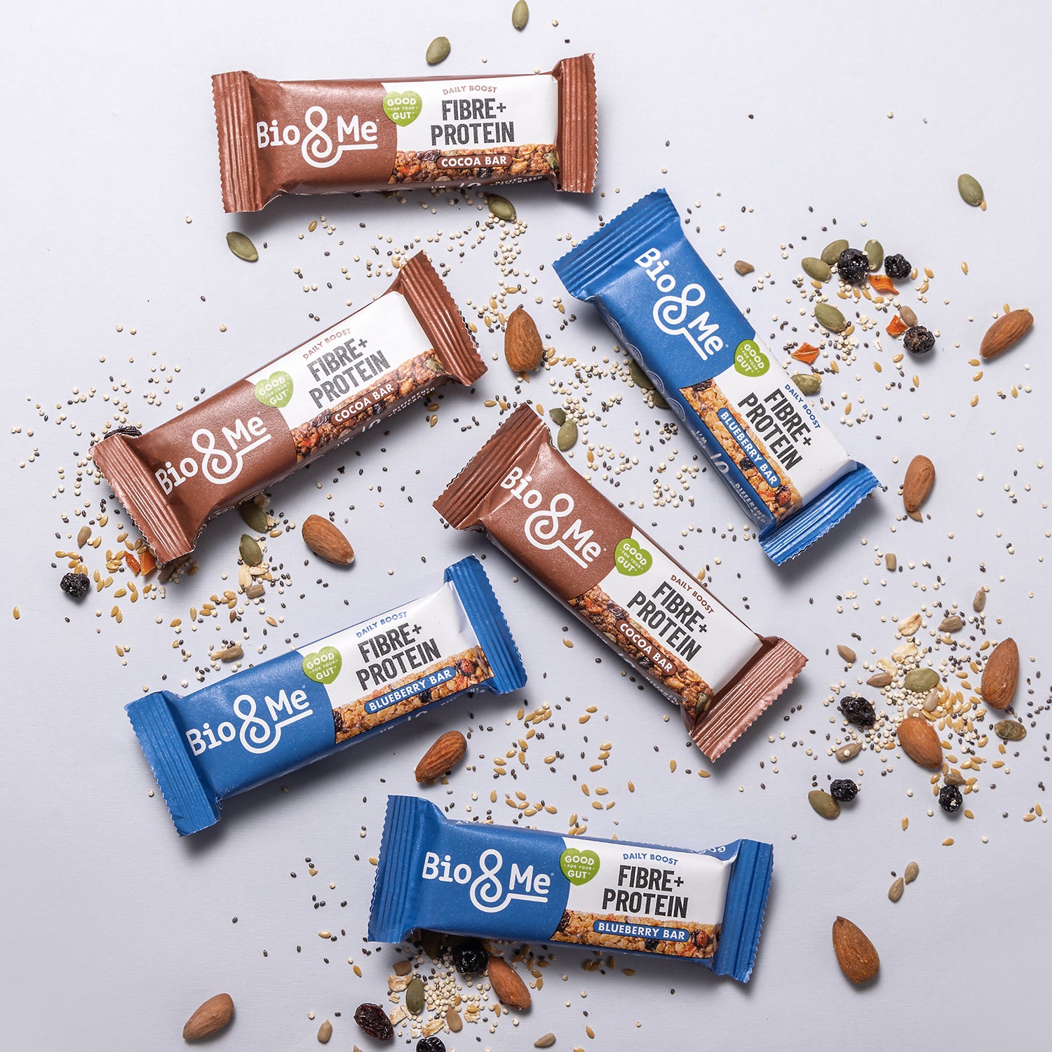 Bio & Me blueberry protein oat bars 3x40g - British product