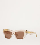 Bottega Veneta acetate frame sunglasses - British product