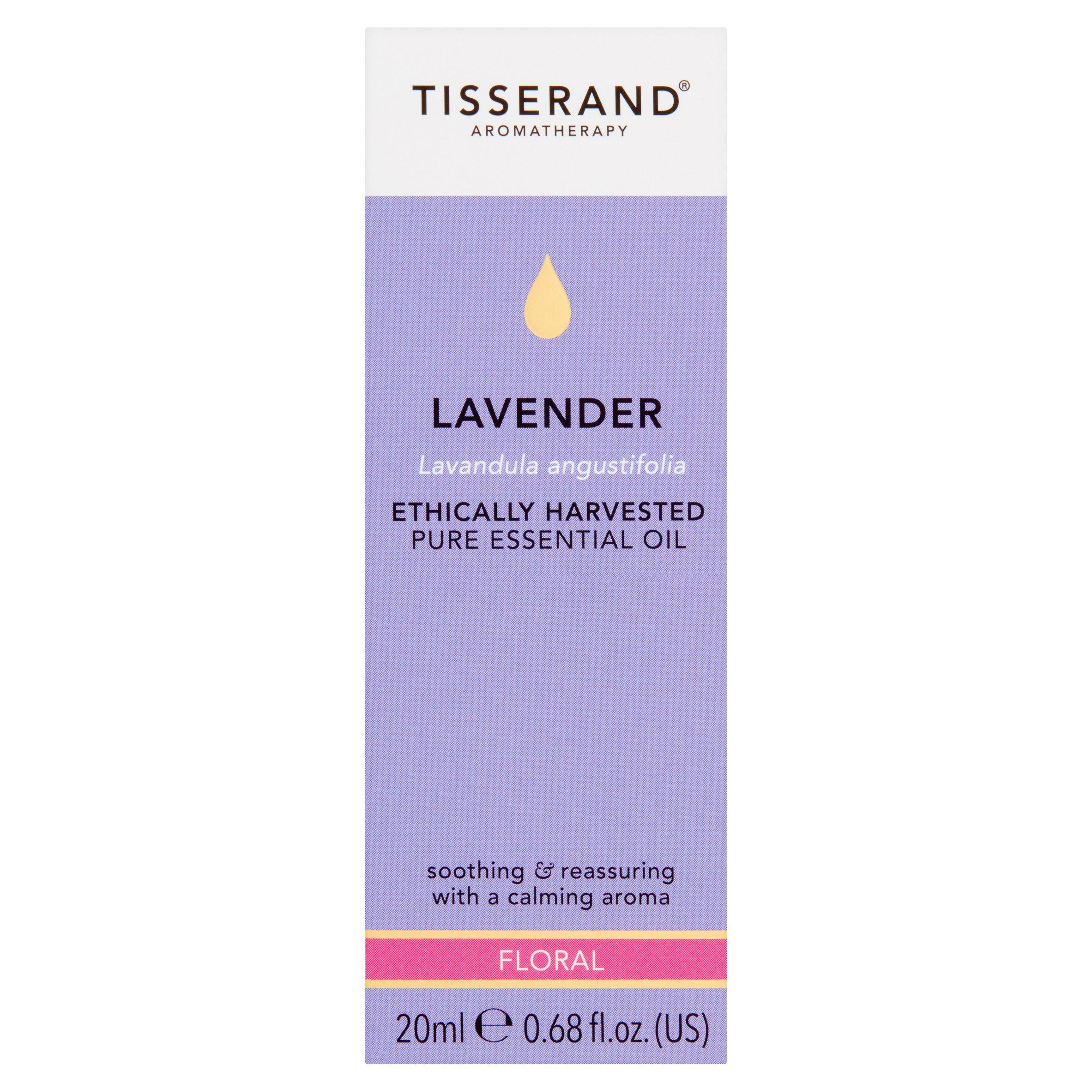 Tisserand Aromatherapy Lavender Floral Pure Essential Oil 20ml GOODS Sainsburys   