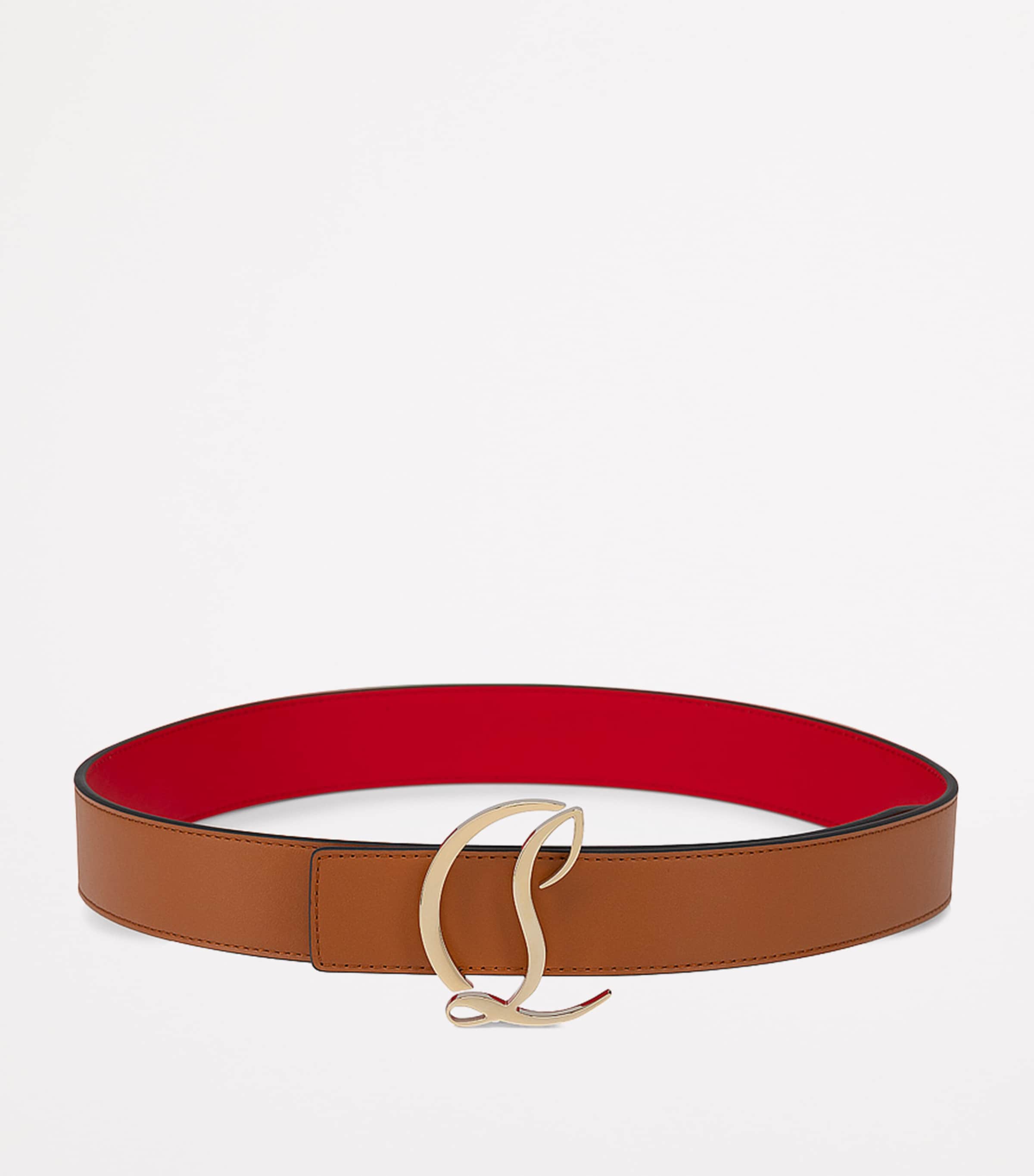 Christian Louboutin CL Logo Leather belt - British product