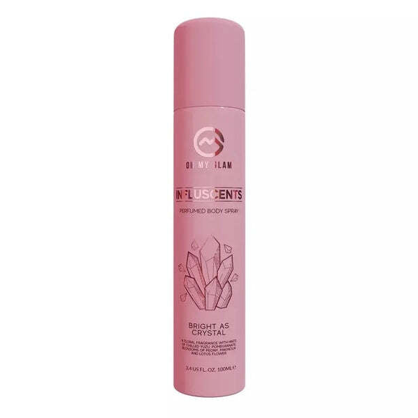 Oh My Glam body spray Bright As Crystal 100ml, imported from UK