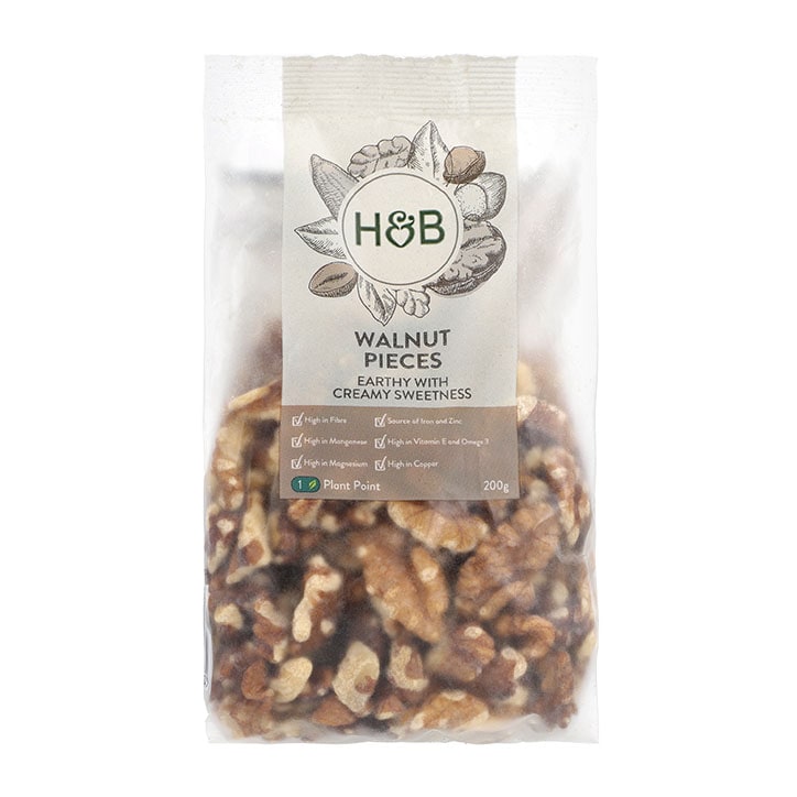 Holland & Barrett Walnut Pieces 200g Walnuts Holland&Barrett   