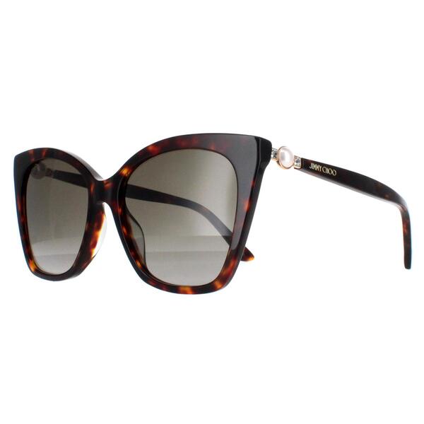 Jimmy Choo women's sunglasses cat-eye brown gradient - British product