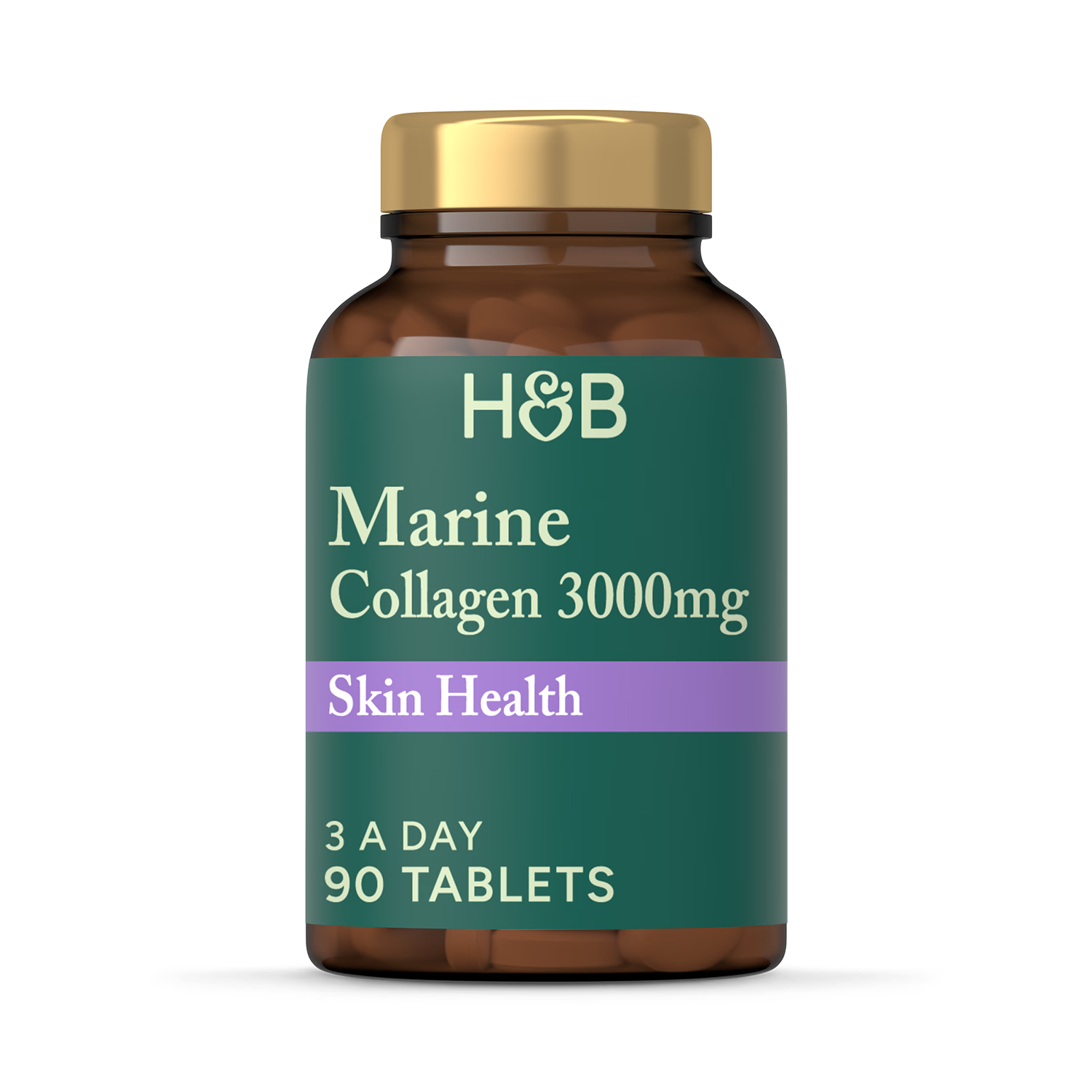 Holland & Barrett Marine Collagen Vitamin C 90 Tablets, UK version
