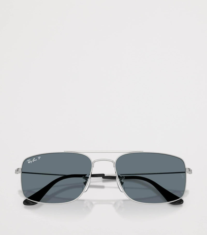 Ray-Ban Explorer Square Sunglasses metal frame, UK version