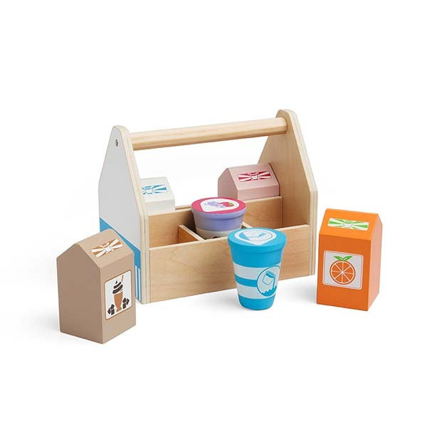 Bigjigs Toys Wooden Dairy Delivery Set GOODS Superdrug   