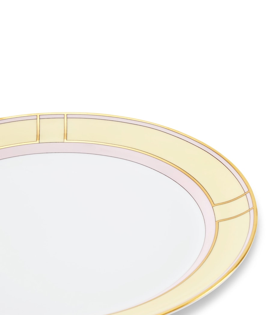 GINORI 1735 porcelain Colonna Diva Giallo side plate 24cm, UK version