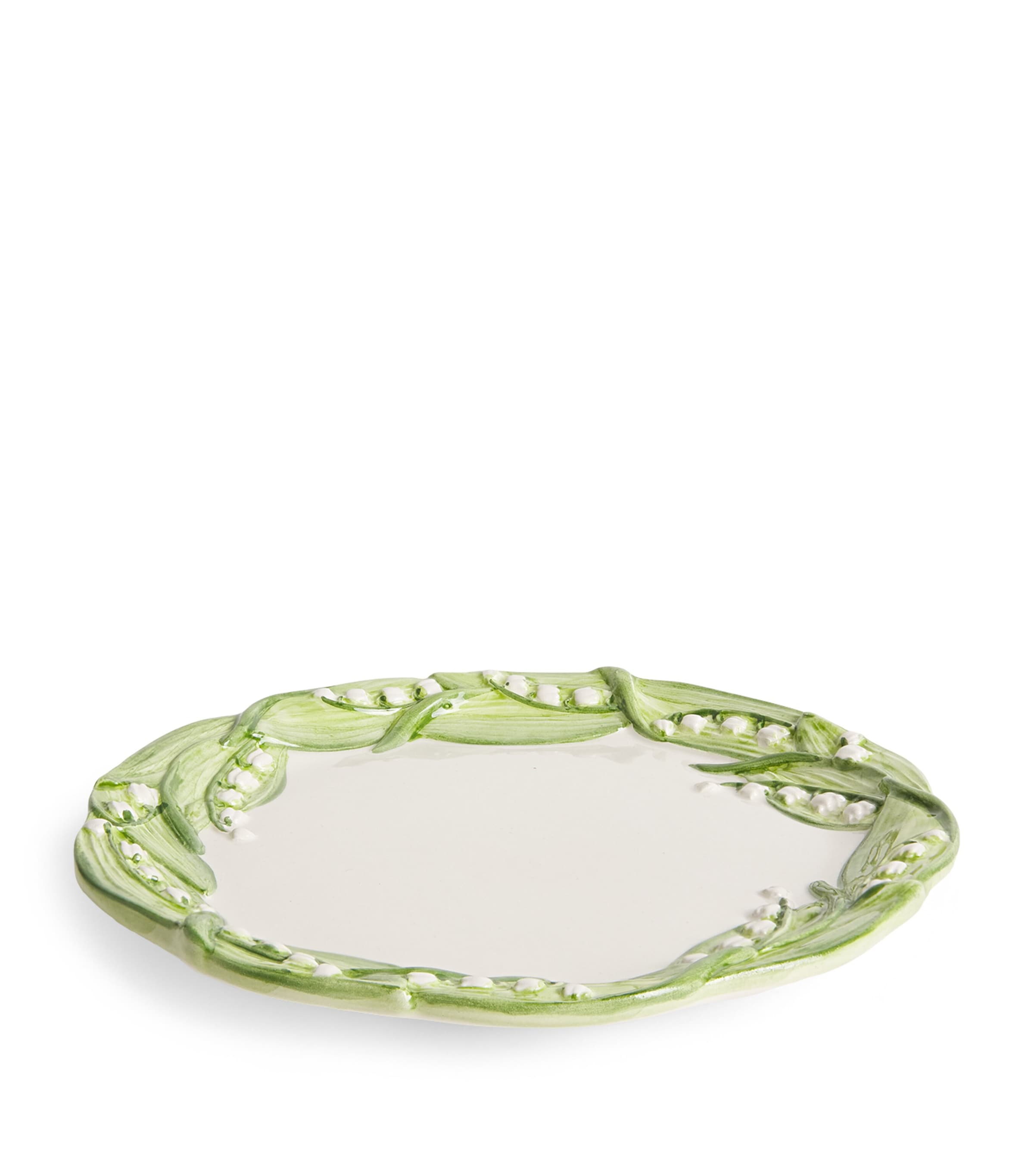 Les-Ottomans Lilly of the Valley dinner plate 21cm, UK version