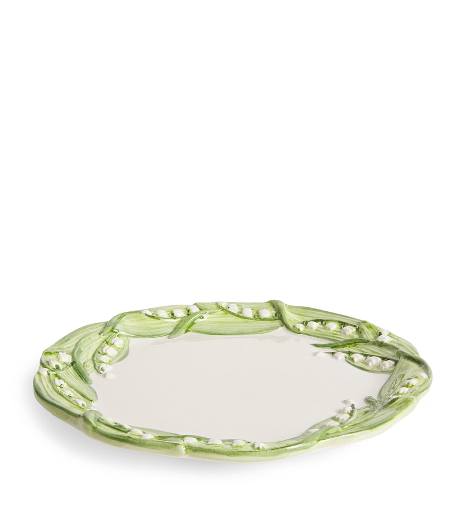 Les-Ottomans Lilly of the Valley dinner plate 21cm, UK version