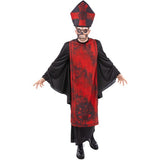 Smiffys Cardinal Sin costume with robe hat and mask, UK version