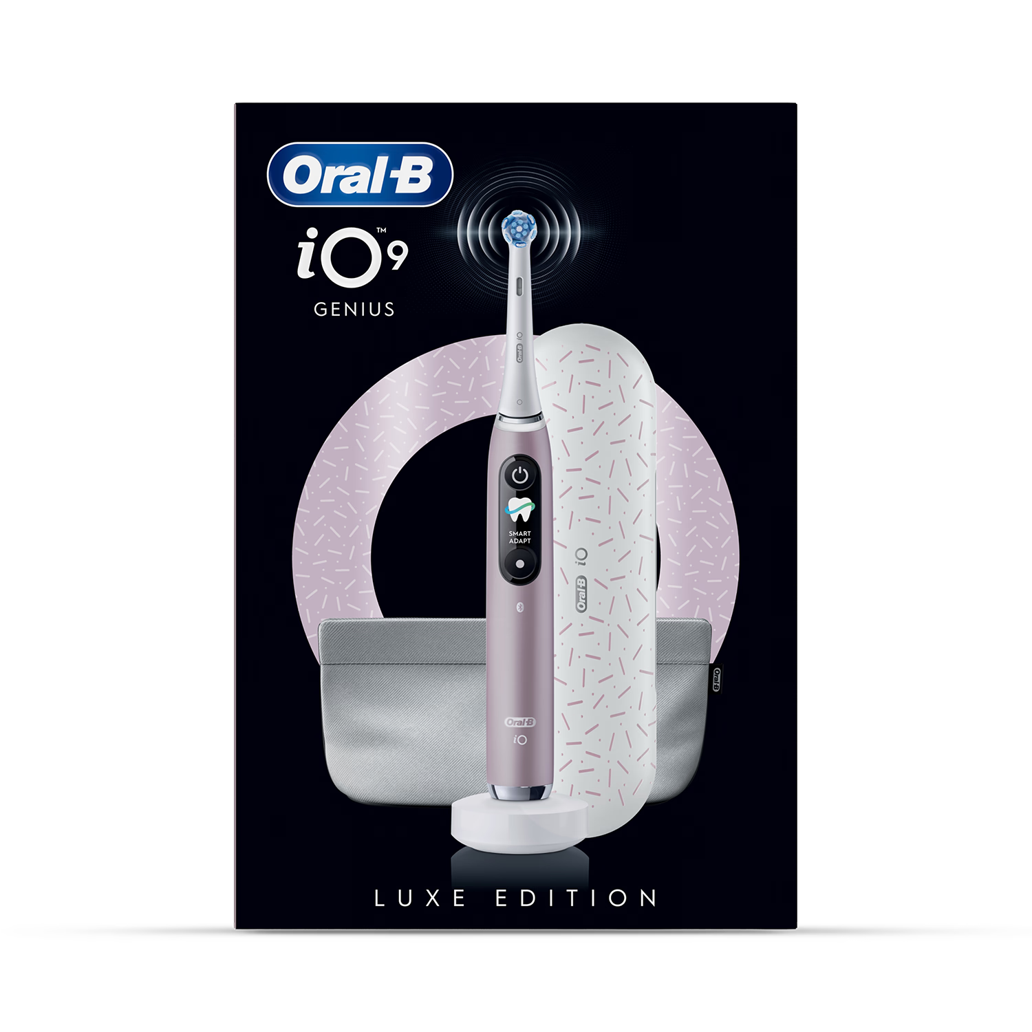Oral-B iO 9 Special Edition Rose Quartz electric toothbrush, UK version