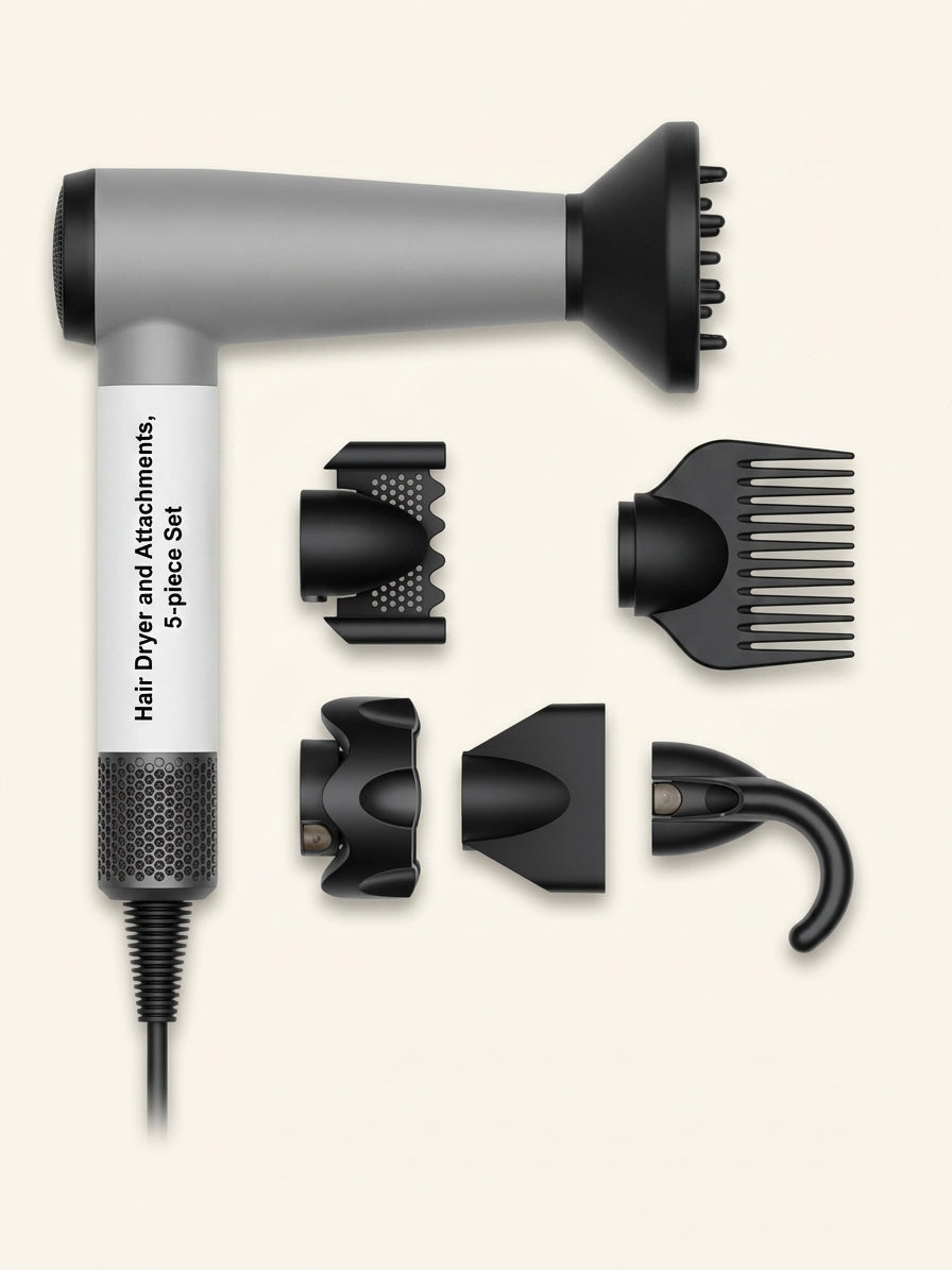 Dyson Supersonic r Straight+Wavy hair dryer in ceramic pink, imported from the UK