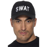 Smiffys SWAT baseball cap black, imported from the UK
