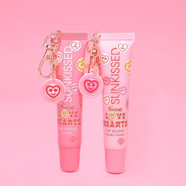 Sunkissed x Love Hearts lip gloss 16ml (British brand)
