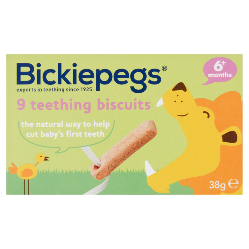 Bickiepegs Teething Biscuits for Babies 6+ Months