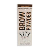 Revolution Stamp & Go Brow Kit Dark Brown GOODS Superdrug   