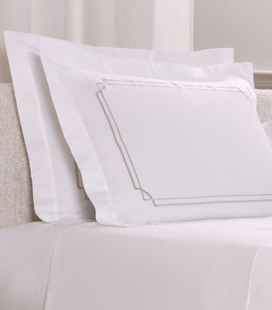 Frette Layering Embroidery Oxford pillowcase 51cm x 71cm - British product