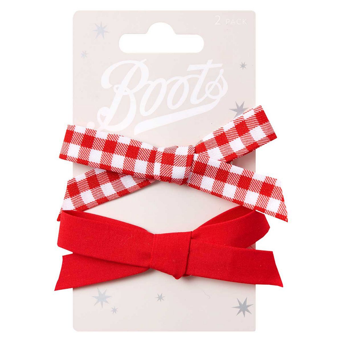 Boots Kids Red and White Gingham Bow Clip GOODS Boots   