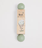 Harrods wooden twist block toy with three illustrated pastel prints, UK version