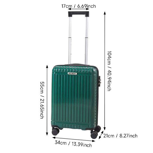 Livingandhome hardside carry-on suitcase 55cm, UK version