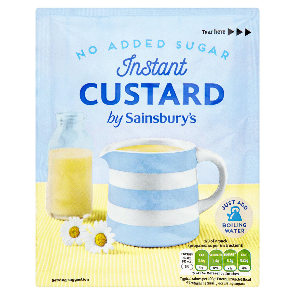 Sainsbury's Instant Custard Powder No Added Sugar 72g