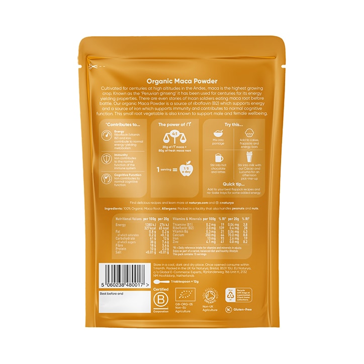 Naturya Organic Maca Powder 300g