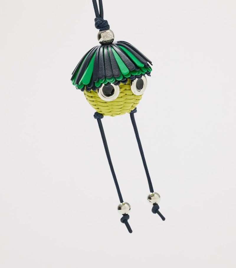 LOEWE Loomie bag charm woven leather 30cm, UK version