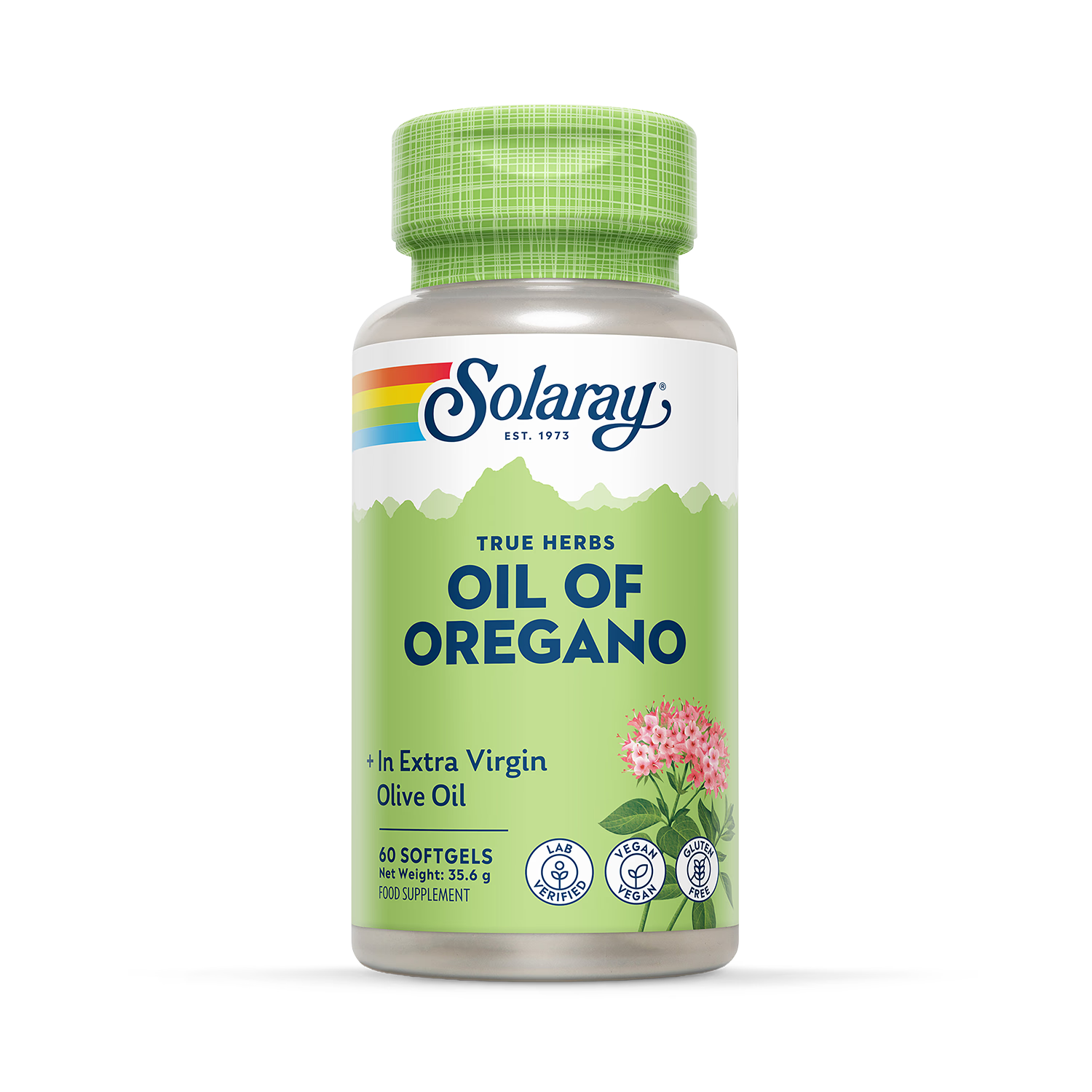 Solaray Oil of Oregano 150mg 60 capsules, UK version