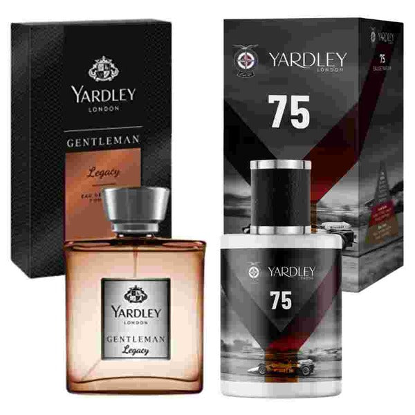 Yardley men's EDP duo Gentleman Legacy and BRM 75 2x100ml, imported from the UK