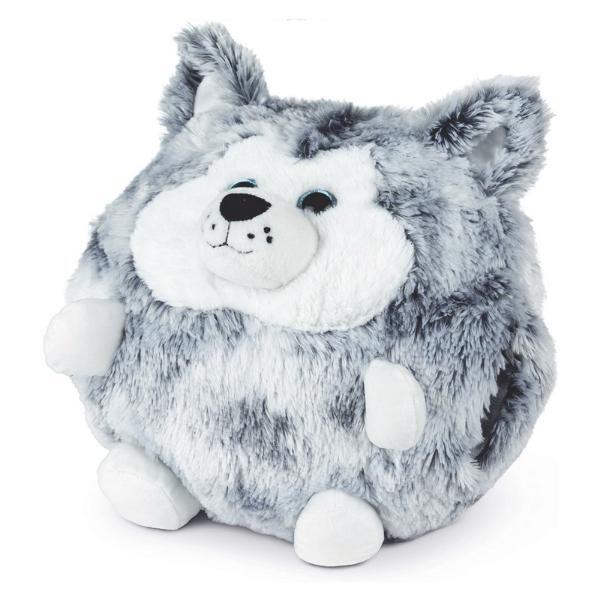 Cozy Noxxiez Husky hand warmer cushion 35cm, imported from the UK
