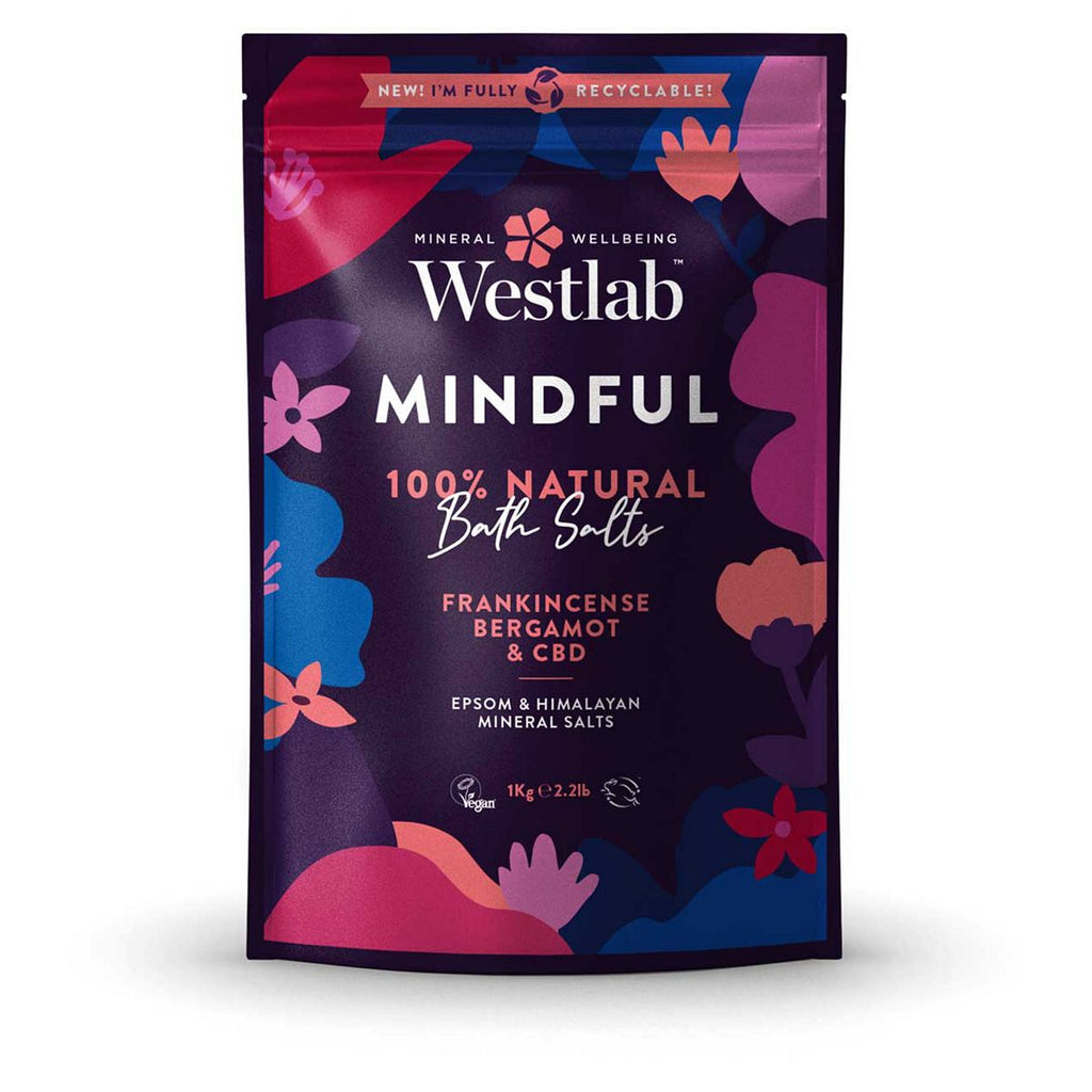 Westlab Mindful Epsom Bath Salts with CBD Oil 1kg