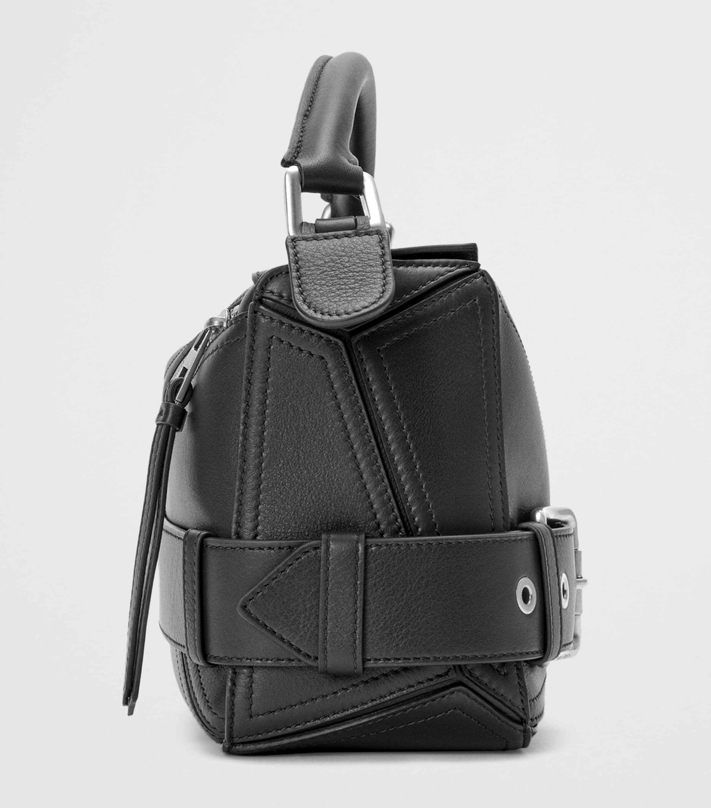LOEWE small Puzzle leather Biker top-handle bag, UK version