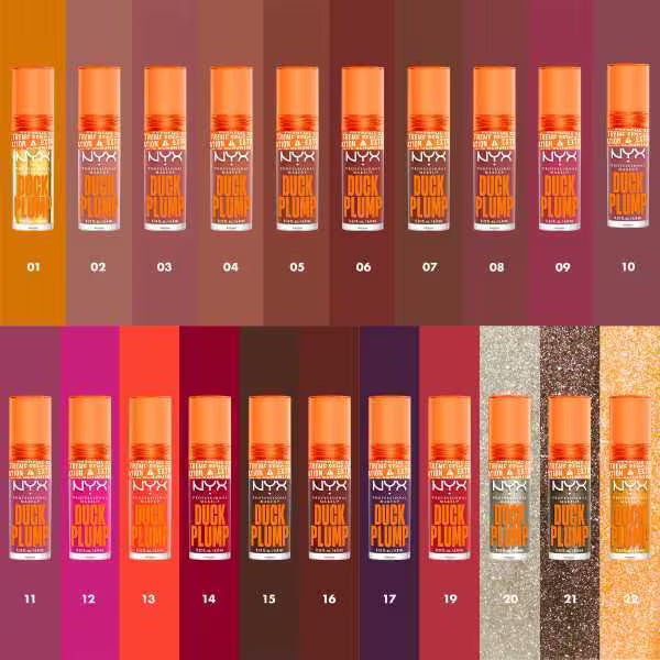 NYX Professional Makeup lip gloss Duck Plamp Trickz Onyx-Pected, imported from the UK