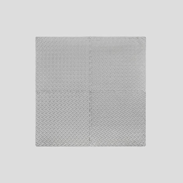Phoenix Fitness interlocking floor tiles 4-pack grey (British brand)