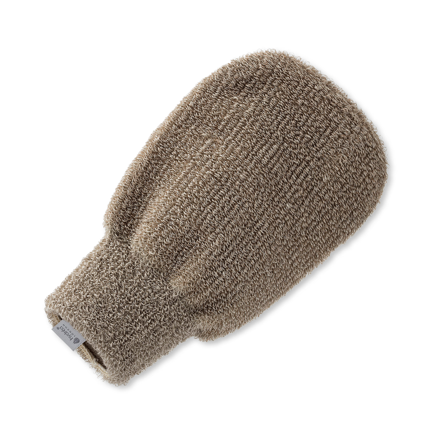 Hydrea London copper linen exfoliating mitt - British product