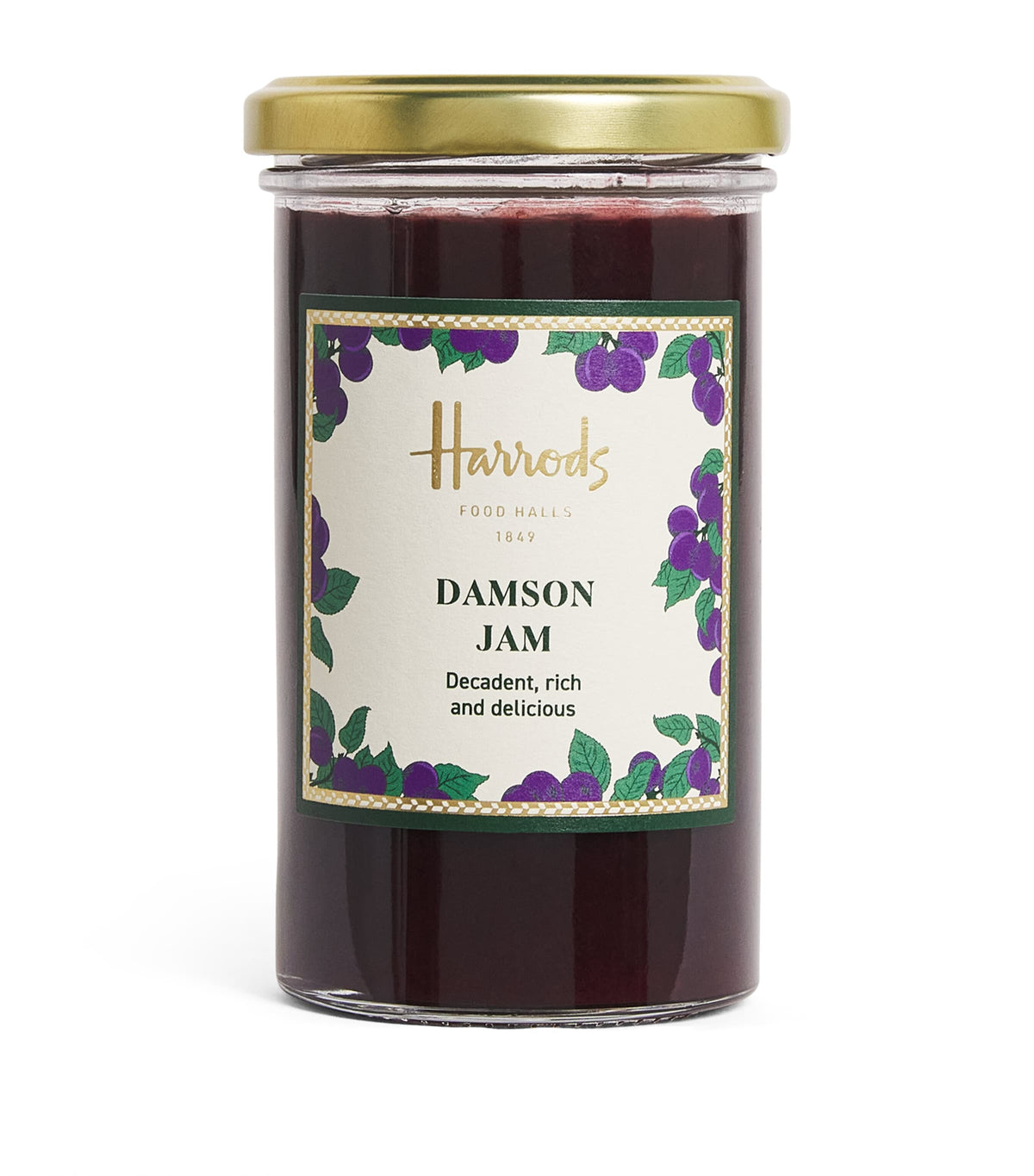 Harrods damson jam 280g, UK version