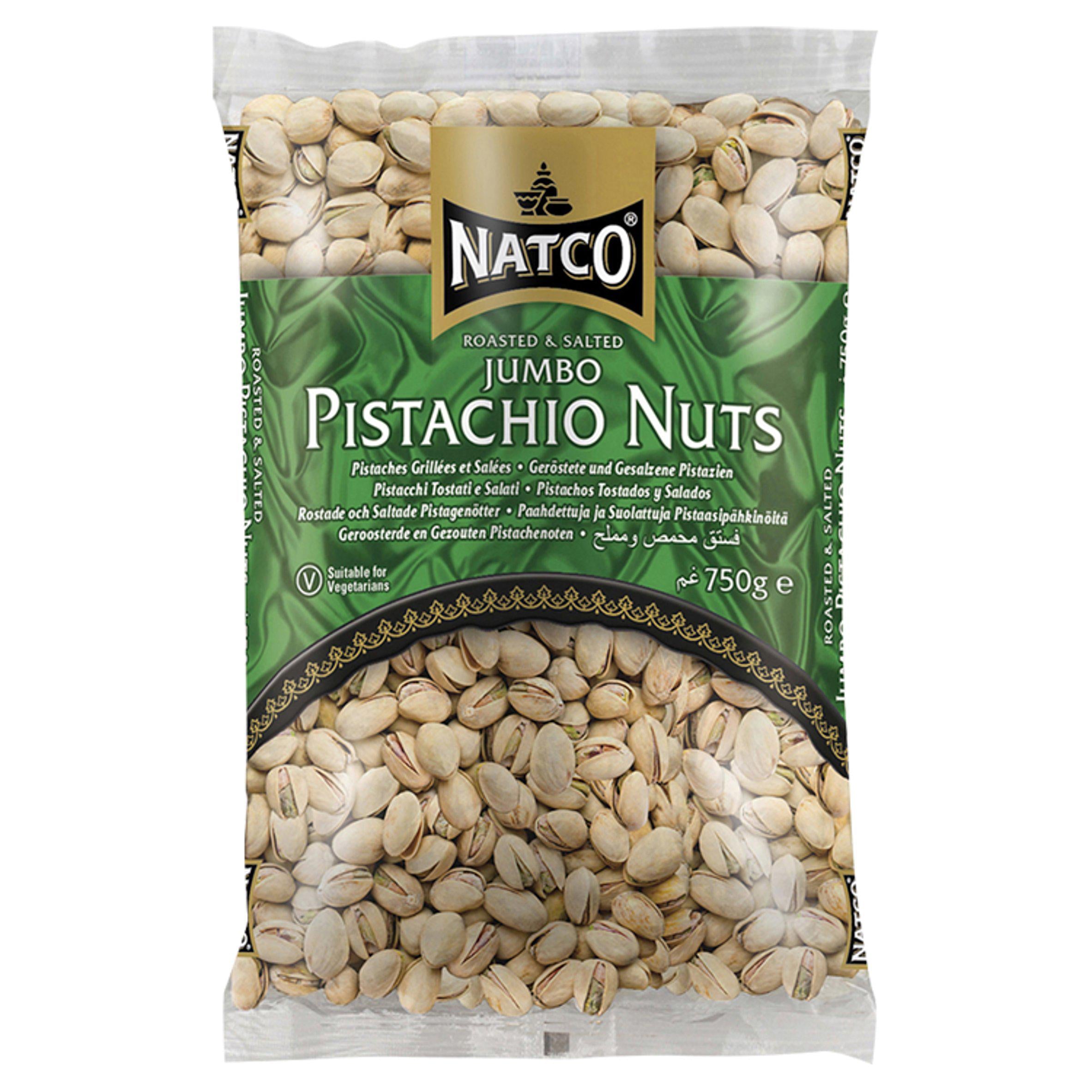 Natco Roasted & Salted Jumbo Pistachio Nuts 750g GOODS Sainsburys   