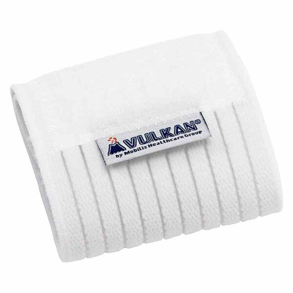 Vulkan wrist wrap white one size fits all, imported from the UK
