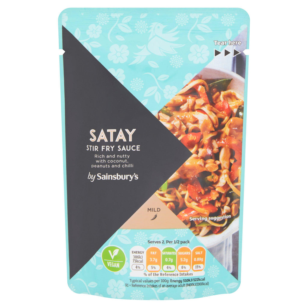 Sainsbury's Satay Stir Fry Sauce 120g