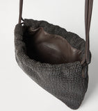 Brunello Cucinelli embellished drawstring cross-body bag, imported from the UK