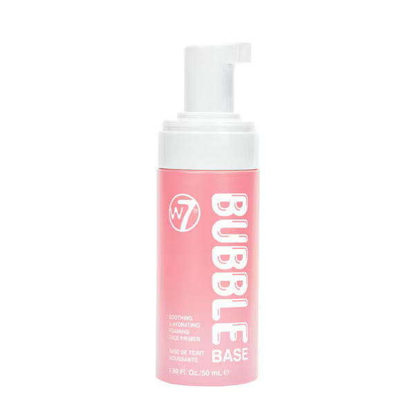 W7 Bubble Base Soothing Hydrating Foaming Primer 50ml, imported from the UK