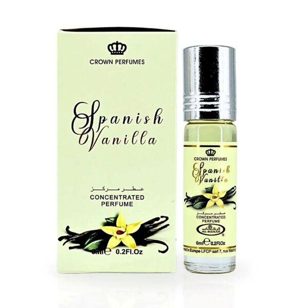 Al Rehab perfume oil Spanish Vanilla 6ml, UK version