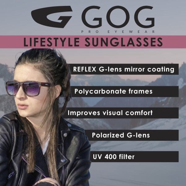 GOG Eyewear unisex polarised mirror sunglasses, UK version