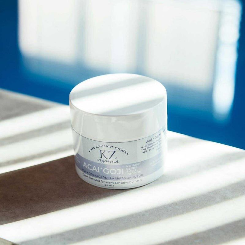 KZ Organics face scrub Acai and Goji Berry 200ml - British product