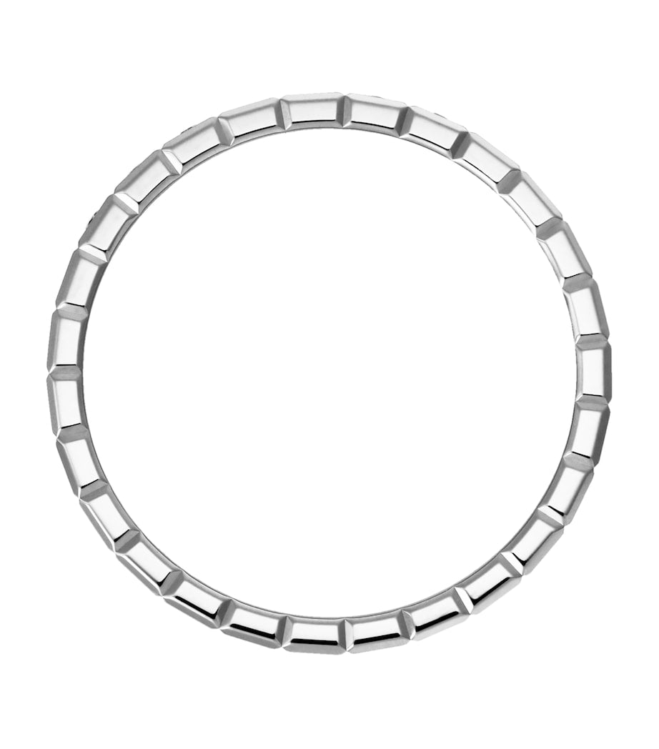 Chopard Ice Cube white gold diamond ring - British product